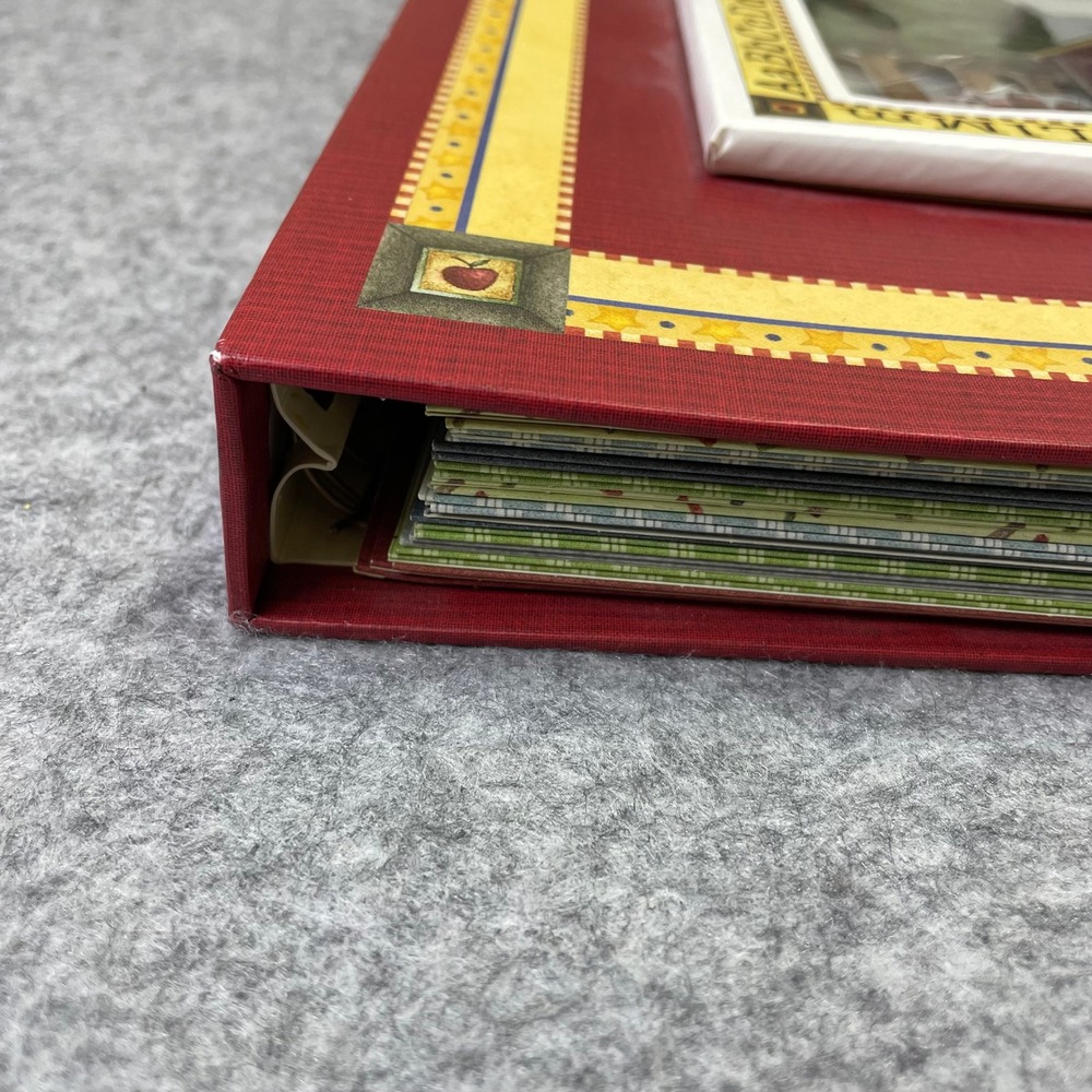 2005 Debbie Mumm School Days Keepsake Memory Pocket Album K-12 Red Scrapbook - Picture 4 of 16